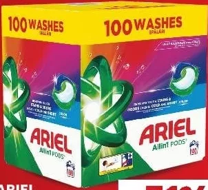 ARIEL Detergent capsule pentru rufe Color / Mountain Spring, 100 / 88 de utilizări, 100 / 88 buc.