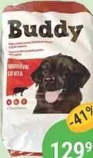 Hrană uscată de pui/vită p-u câini BUDDY 10kg