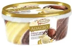 Înghețată Sandra Adagio cu ciocolată și vanilie, 1200 ml