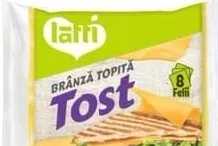 Branza topita felii Tost Latti 130g, 8 felii