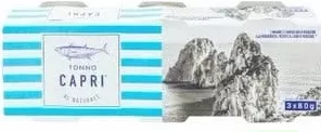 Ton Capri în saramură 3 × 80 g