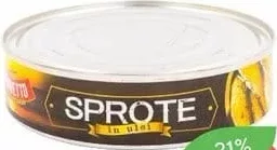 Șprote în ulei Bravetto 150 g
