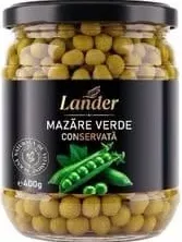 Mazăre conservată Lander 425 ml / 252 g