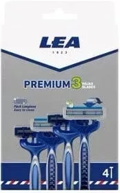 Aparat de ras LEA Premium, blister, 3 lame, 4 buc.