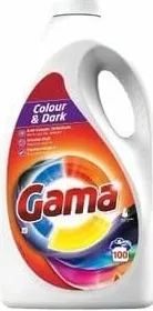 Detergent lichid Gama Colour & Dark 4,5 L/5 L, 100 spălări