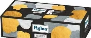 Șervețele faciale din hârtie Pufina Select, 3 straturi, 100 buc.