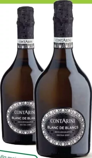 CONTARINI Vin spumant Blanc de Blancs Millesimato alb extra sec 0.75L