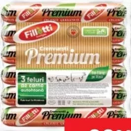 FILLETTI Crenvurști premium Kg