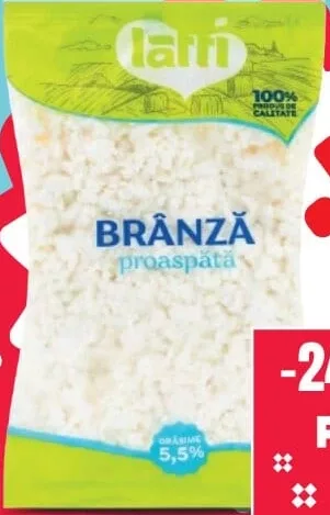 LATTI Brânză de vaci 5.5% 1Kg