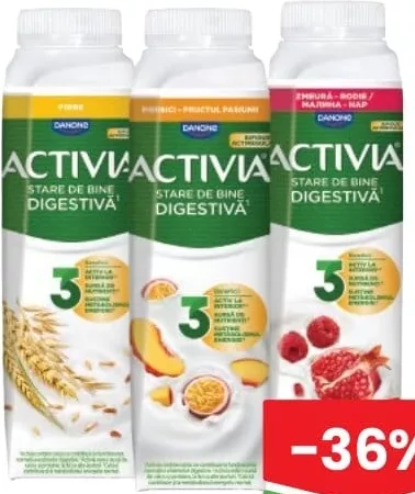 DANONE ACTIVIA Iaurt sortiment divers 320g