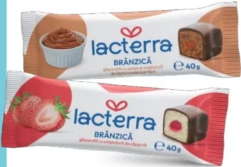 LACTERRA Brânzică glazurată sortiment divers 40g