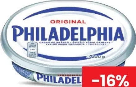 PHILADELPHIA Cremă de brânză Classic 61% 200g