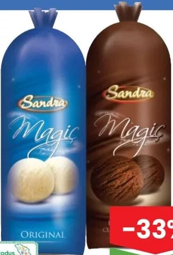 SANDRA Înghețată Plombir sortiment divers 1Kg