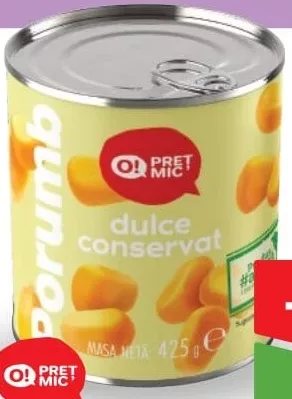 O! PREȚ MIC Porumb dulce conservat 425g