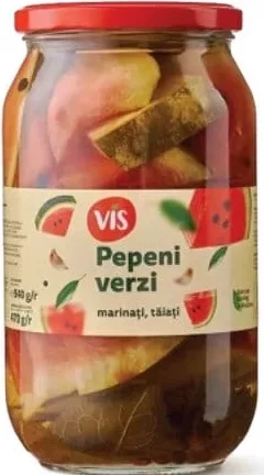VIS Pepene verde marinat tăiat 940g