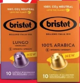 BRISTOT Cafea capsule sortiment divers 55g 10buc