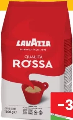 LAVAZZA Qualitta Rossa boabe 1000g
