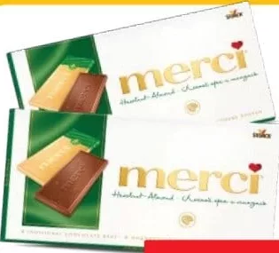 MERCI Ciocolată sortiment divers 112g