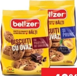 BELZER Biscuiți de ovăz sortiment divers 200g