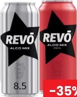 REVO Băutură slab alcoolică sortiment divers 0.5L
