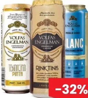 VOLFAS ENGELMAN Bere sortiment divers 0.568L