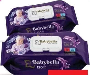 BELLABABY Șervețele umede sortiment divers 120 buc