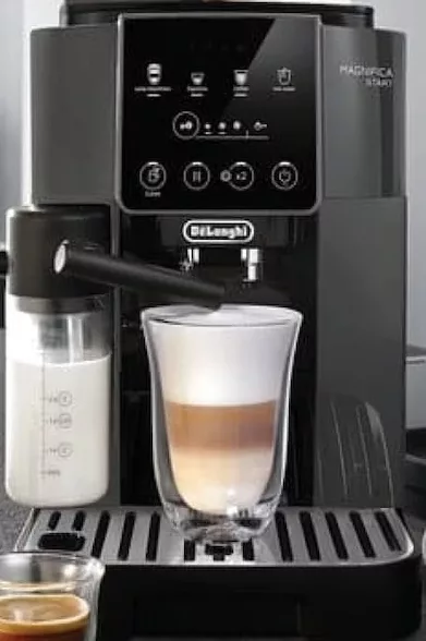 Automat de cafea De’Longhi ECAM223.61.GB Magnifica Start, Cappuccino, 15 bar, boabe / măcinat