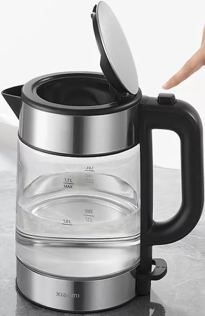 Fierbător de apă Xiaomi Electric Glass Kettle, 1,7 l, sticlă, 2200 W