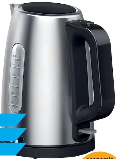 Fierbător de apă Braun WK1500BK, 1,7 l, 2200 W, inox