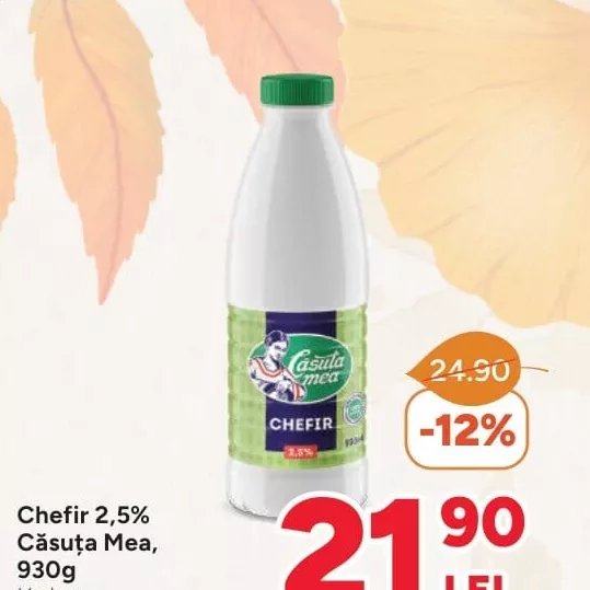 Kefir 2,5% Căsuța Mea, 930g