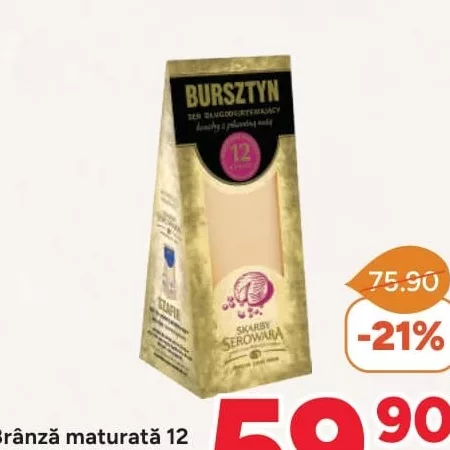 Brânză maturată 12 luni Bursztyn, 180g