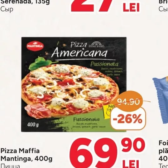 Pizza Maffia Mantinga, 400g