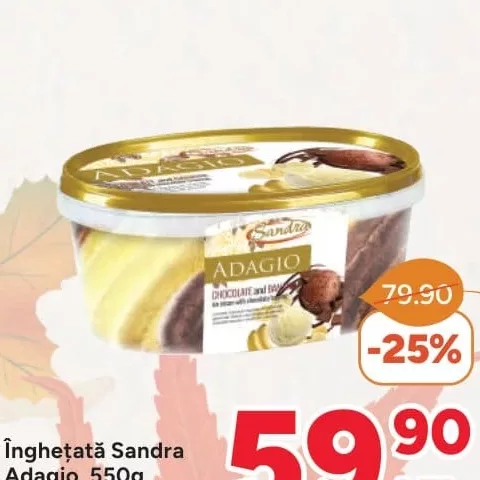 Înghețată Sandra Adagio, 550g
