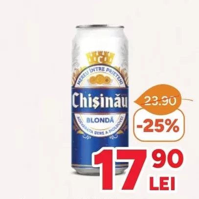 Bere blondă Chișinău, 0.5L