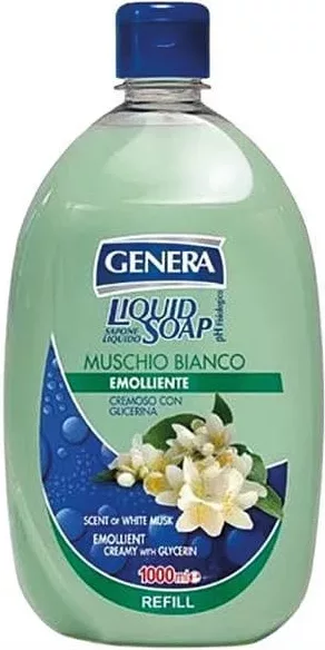 GENERA săpun lichid, rezervă, diverse sortimente, 1 L, preț pe bucată