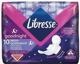LIBRESSE Maxi+ absorbante, 10 bucăți