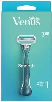 GILLETTE Venus Smooth aparat de ras cu 2 rezerve, preț pe ambalaj