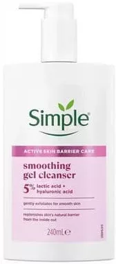 SIMPLE Pro-ceramides cremă-gel pentru spălarea feței și decolteului, 240 ml, preț pe bucată