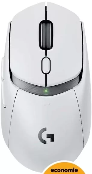 Mouse gaming Logitech G309 Lightspeed White, fără fir, 25600 dpi, USB/Bluetooth, 6 butoane