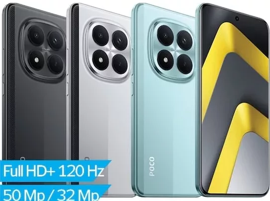 Smartphone Xiaomi POCO M8Pro 5G, 6,83″ FullHD+ 120 Hz, 50/32 MP, 8/256 GB, 6500 mAh/100 W