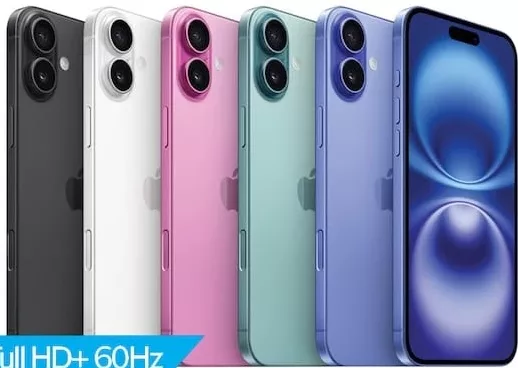Smartphone Apple iPhone 16, 6,1″ FullHD+ 60 Hz, 48/12 MP, 8/128 GB, IP68