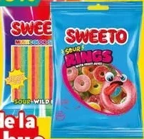 SWEETO Bomboane gumate, sortiment divers, 70g; 7.95/buc de la 2 buc, 1 buc 11.95