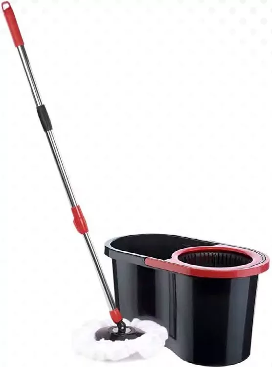 ZAMBAK plastik Set de curățenie, material plastic, mâner telescopic din oțel, mop din microfibră, preț/bucată