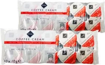 RIOBA Smântână dulce porționată, 10 × 10 g, 10% grăsime, preț/înfoliere; 1–3 bucăți: 6,99. Praguri: 1–3 bucăți: 6,99; de la 4 bucăți: 5,99