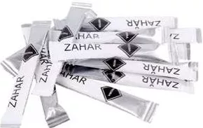 RIOBA Zahăr porționat, 200 × 5 g, preț/cutie; de la 3 bucăți: 26,90. Praguri: 1–2 bucăți: 28,90; de la 3 bucăți: 26,90