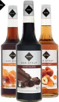RIOBA Sirop, diverse sortimente, 0,7 L, preț/sticlă; 1 sticlă: 99,00. Praguri: 1 sticlă: 99,00; de la 2 sticle: 89,00