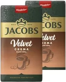 JACOBS Velvet Gold Crema cafea măcinată, 200 g; 1–2 bucăți: 86,90 lei/bucată (de la 3 bucăți: 79,90 lei/bucată)