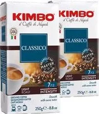 KIMBO Classico cafea măcinată, 250 g; de la 3 bucăți: 99,90 lei/bucată (1–2 bucăți: 109,00 lei/bucată)