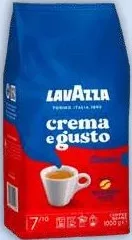 LAVAZZA Crema e Gusto cafea boabe, 1 kg; 1 bucată: 389,00 lei/bucată (de la 2 bucăți: 369,00 lei/bucată)
