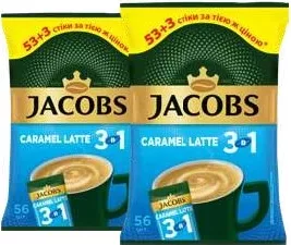 JACOBS 3 in 1 cafea solubilă, diverse sortimente, (53 + 3) × 12 g; 1 bucată: 139,00 lei/înfoliere (de la 2 bucăți: 129,00 lei/înfoliere)
